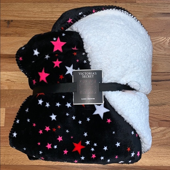 Victoria's Secret Other - Victoria Secret Stars Sherpa Blanket